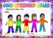 Good Citizenship Children Awards and Certificates