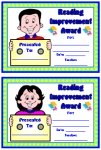 Reading Improvement Awards and Certificates