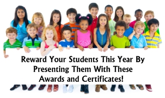 Printable Awards and Certificates for Elementary School Students and Teachers