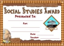 Social Studies Awards and Certificates