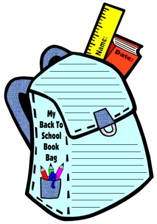 Back To School Teaching Resources Back Pack Writing Templates