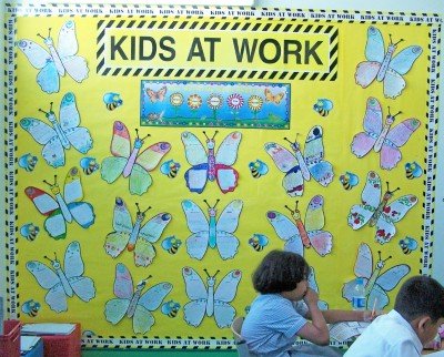 Butterfly Spring English Teaching Resources Bulletin Board Display Example