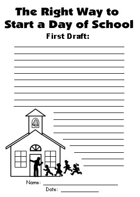 Byrd Baylor First Draft Creative Writing Worksheet Way To Start a Day