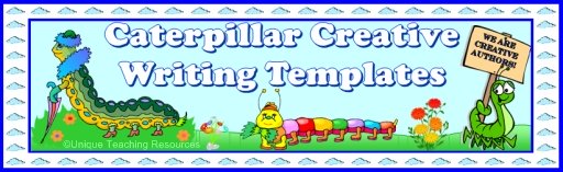 Caterpillar Creative Writing Templates and Fun Projects For Elementary School Students