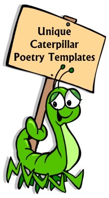 Fun Caterpillar Poetry Writing Templates and Worksheets