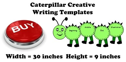 Caterpillar Shaped Creative Writing Templates, Graphic Organizers, and Fun Projects For Students