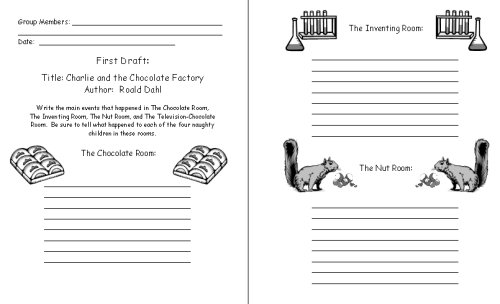 Charlie and the Chocolate Factory Printable Worksheets for Student Projects