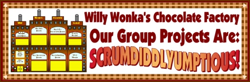 Charlie and the Chocolate Factory Roald Dahl Fun Group Project Ideas