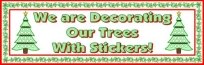 Christmas Tree Sticker and Incentive Chart