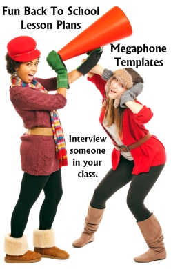Fun Back to School Lesson Plans Interview a Classmate