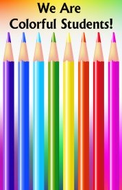 Colorful Students Creative Writing Assignment