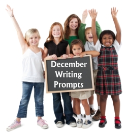December and Christmas Writing Prompts and Ideas