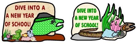 Free Dive Into a New Year of School Moray Eel