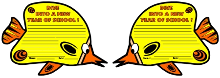 Free Dive Into Creative Writing Fun Fish Templates and Worksheets