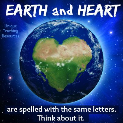 Environmental Quote About Earth and Heart
