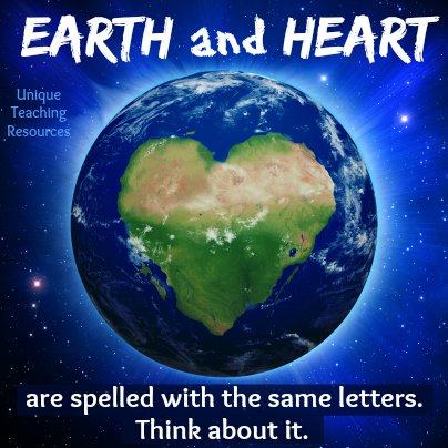 Environmental Quote About Earth and Heart