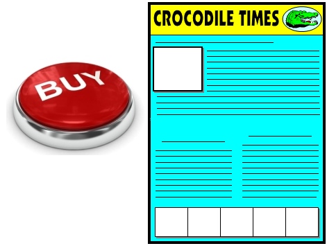 Buy Enormous Crocodile Newspaper Projects Now