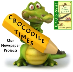 Enormous Crocodile Roald Dahl Newspaper Creative Writing Projects and Templates