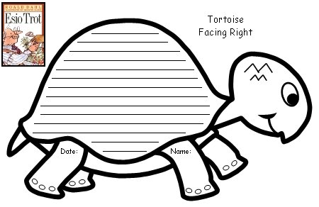 Esio Trot Roald Dahl Creative Writing Turtle Shaped Template