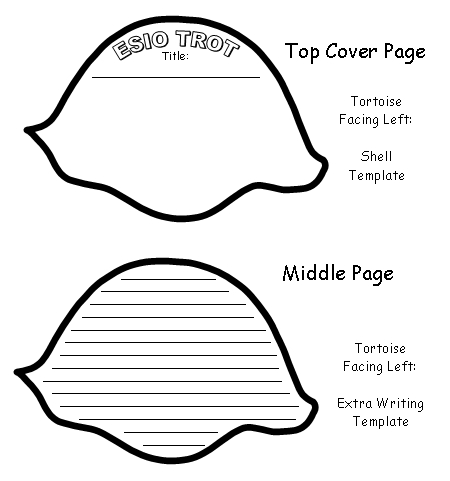 Esio Trot Turtle Shaped Shell Templates