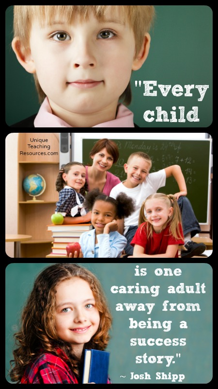 Every child is one caring adult away from being a success story. Josh Shipp