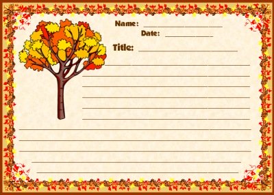 Fall In Love With Writing Printable Worksheets