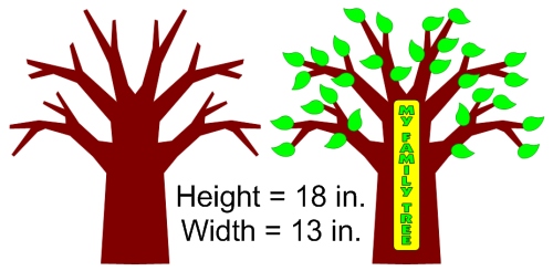 Modèles d'arbre généalogique pour les élèves de l'école élémentaire Projets