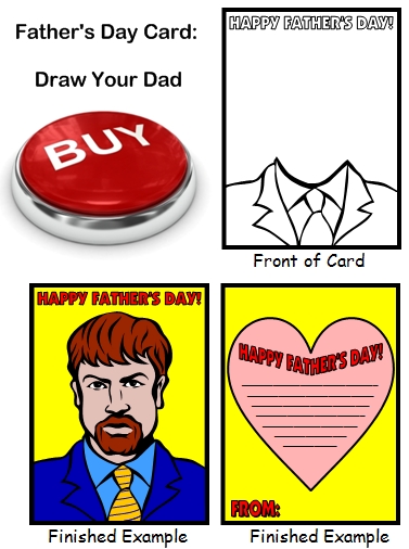 Father's Day Card For Children To Make