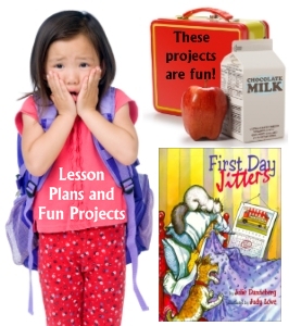 First Day Jitters Fun Projects for Students, Lesson Plans, and Ideas