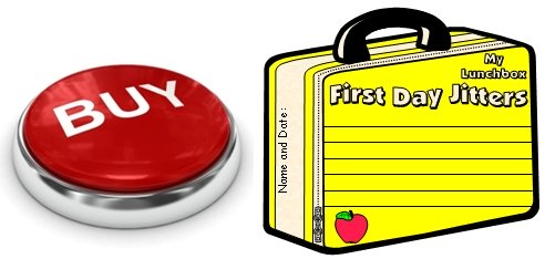 Buy First Day Jitters Lunchbox Templates Now