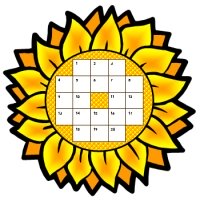 Yellow Flower Sticker Charts and Templates