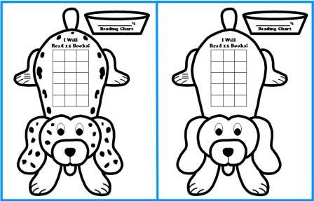 Free Dog Sticker Chart Templates For Reading