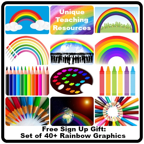 40+ Rainbow Graphics - Free Sign Up Gift