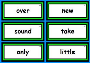 Free Fry Sight Words Flashcards and Word List Group 2