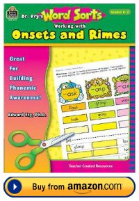 Dr. Fry teacher resource book onsets and rimes