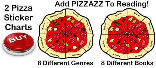 Reading Pizza Sticker and Incentive Charts Bulletin Board Examples