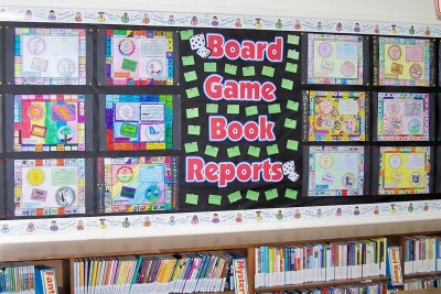 Monopoly Game Boards Fun Student Book Report Projects