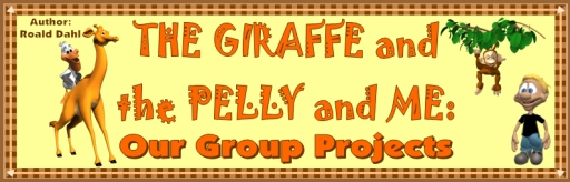 The Giraffe and the Pelly and Me Free Bulletin Board Display Banner Author Roald Dahl