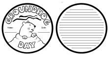 Groundhog Day Creative Writing Project and Templates