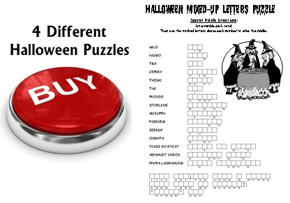 Halloween Puzzles Lesson Plans For Teachers Buy Now Button