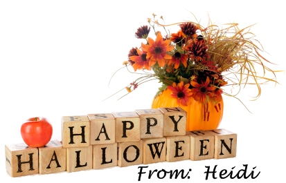 Happy Halloween From Heidi and Unique Teaching Resources