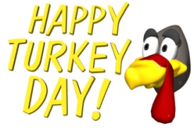 Happy Turkey Day Thanksgiving Graphic