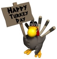 Happy Turkey Day Thanksgiving Sign