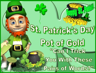 Homophones St. Patrick's Day Powerpoint Presentation