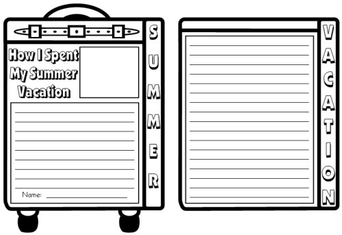 Creative Writing Ideas for How I Spent My Summer Vacation