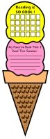 Ice Cream Cone and Sticker Chart Templates