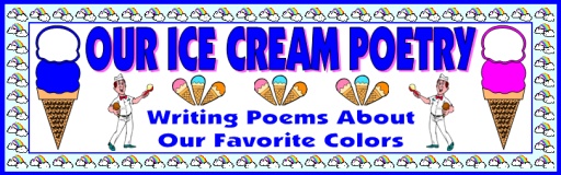 Color Poems Ice Cream Templates Bulletin Board Display Ideas