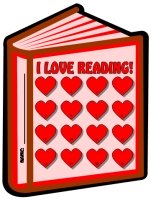 I Love Reading Books Sticker Charts and Templates