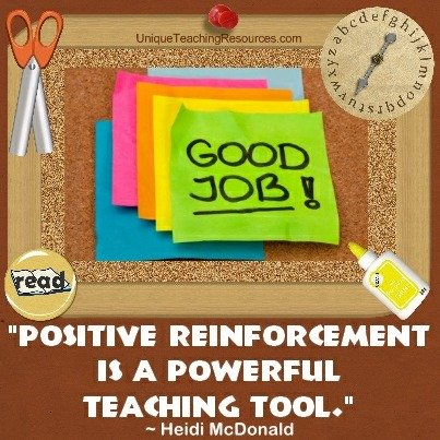 Positive reinforcement is a powerful teaching tool. Heidi McDonald