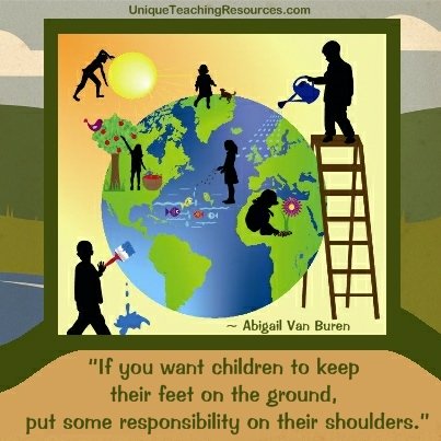 Quotes About Children - If you want children to keep their feet on the ground, put some responsibility on their shoulders.